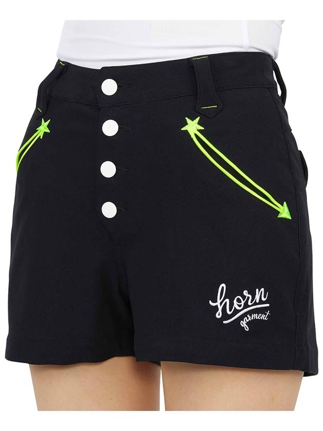 Women's Rocker Shorts Black - HORN GARMENT - BALAAN 9