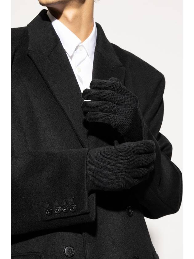 Brioni Wool Gloves, Men's, Black - BRIONI - BALAAN 2