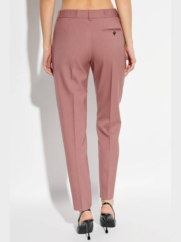 PS Paul Smith Wool Trousers With Pleats, Women's, Pink - PAUL SMITH - BALAAN 4