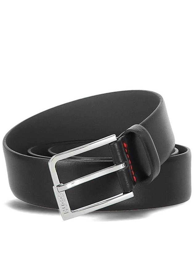 Logo Leather Belt Black - HUGO BOSS - BALAAN 1