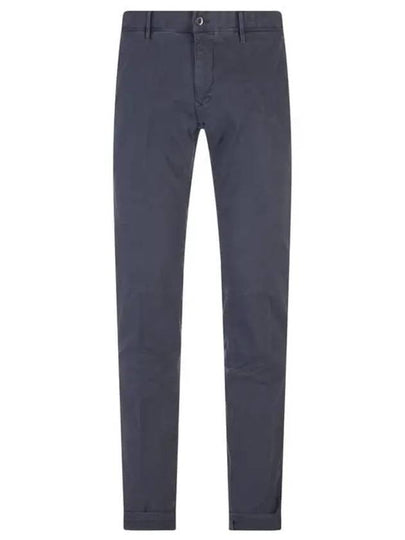 Technical nylon straight pants navy - INCOTEX - BALAAN 2