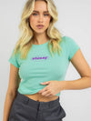 AU Australia SOUL RIB Crop T Shirt ST121000 Cabbage WOMENS - STUSSY - BALAAN 4