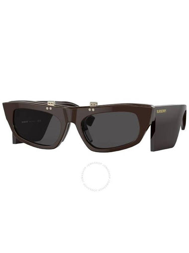 Burberry Grey Irregular Ladies Sunglasses BE4383 403787 - BURBERRY - BALAAN 1