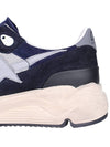 Star Running Sole Suede Low Top Sneakers Grey Navy - GOLDEN GOOSE - BALAAN 7