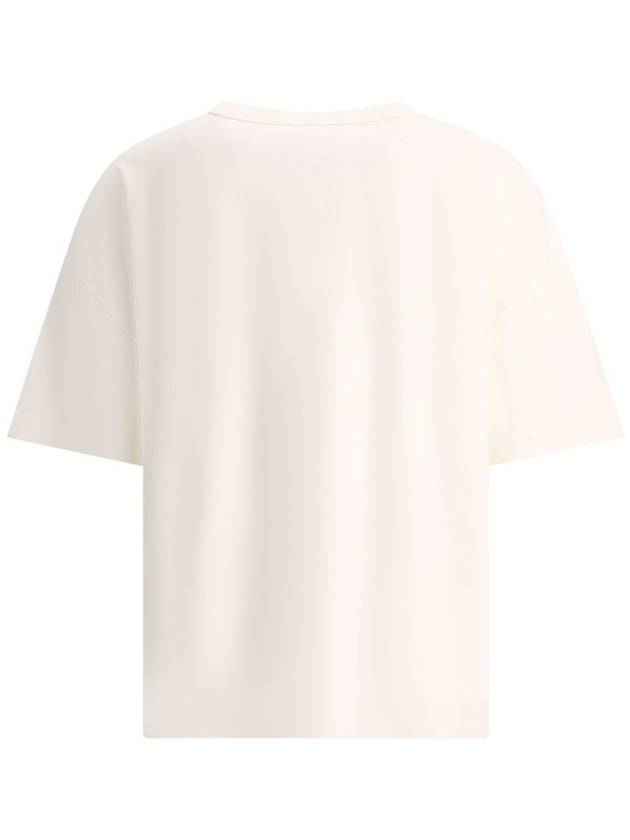 Boxy Short Sleeve T-Shirt Chalk - LEMAIRE - BALAAN 3