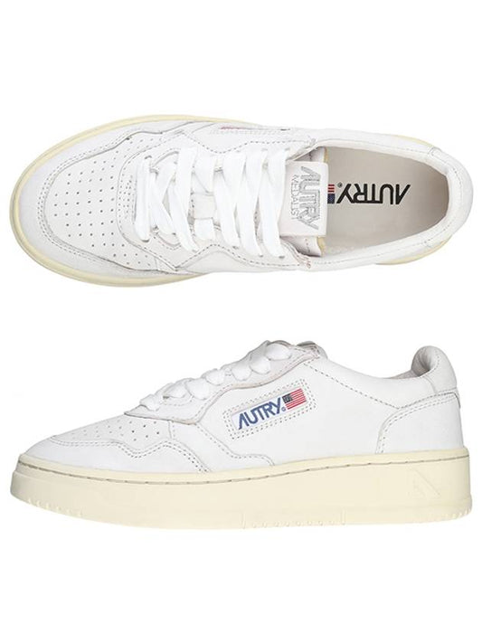 Medalist Goatskin Low Top Sneakers White - AUTRY - BALAAN 2