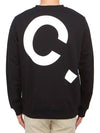 Cory Big Logo Cotton Sweatshirt Black - A.P.C. - BALAAN 3