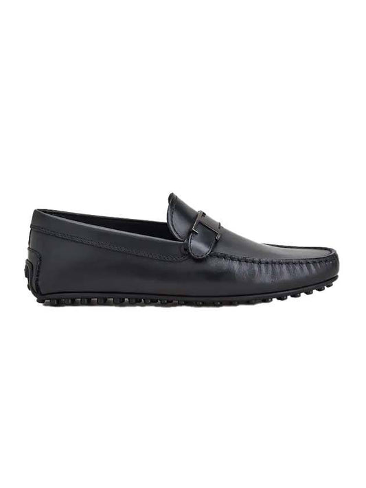 Men's Gomino City Driving Shoes Black - TOD'S - BALAAN.