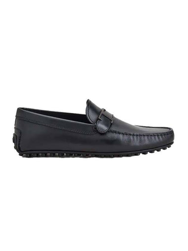 Men's City Gommino Driving Shoes Black - TOD'S - BALAAN 1