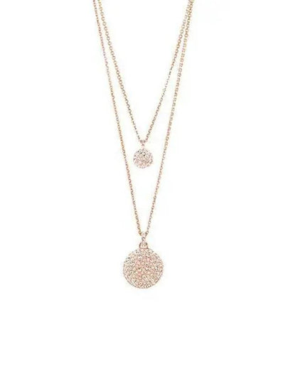 Meteora Layered Necklace Rose Gold - SWAROVSKI - BALAAN 2