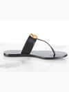 Marmont leather flip flops - GUCCI - BALAAN 5