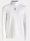 Brushed Back Tech Quarter Zip Long Sleeve T-Shirt White - G/FORE - BALAAN 2