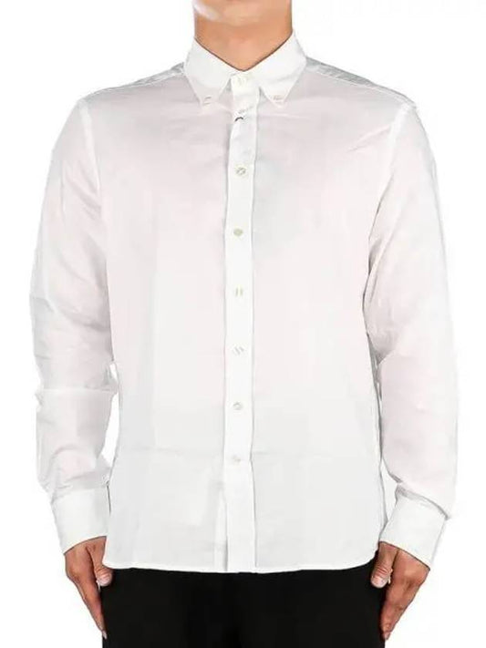 Logo Long Sleeve Shirt White - ETRO - BALAAN 2