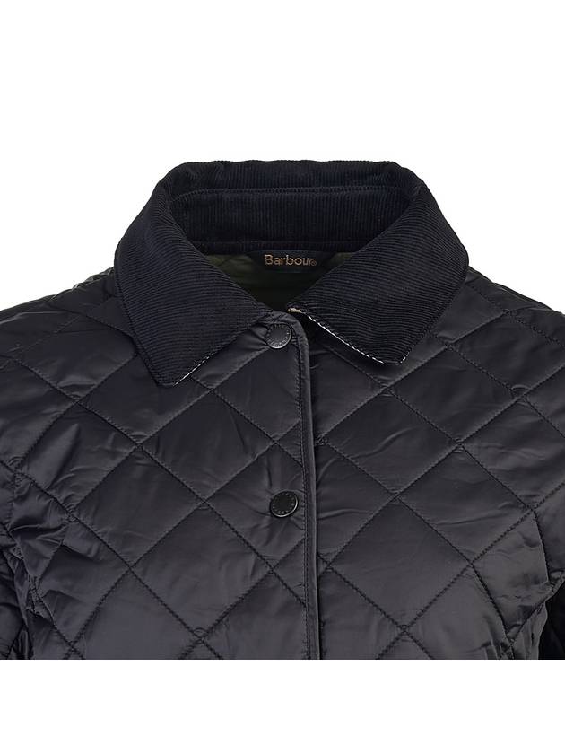 Deveron Quilting Jacket Olive Black - BARBOUR - BALAAN 5