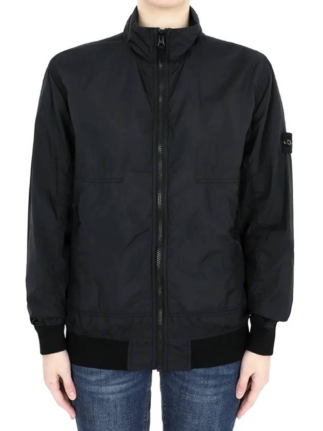 Kids Compass Badge Zip Up Jacket Black - STONE ISLAND - BALAAN 4