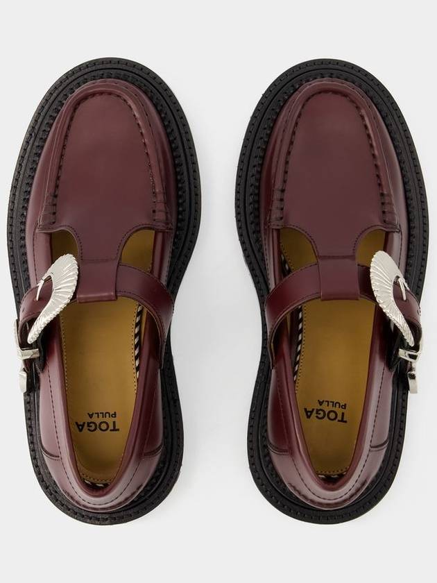 Aj1278 Loafers - Toga Pulla - Leather - Burgundy - TOGA PULLA - BALAAN 4