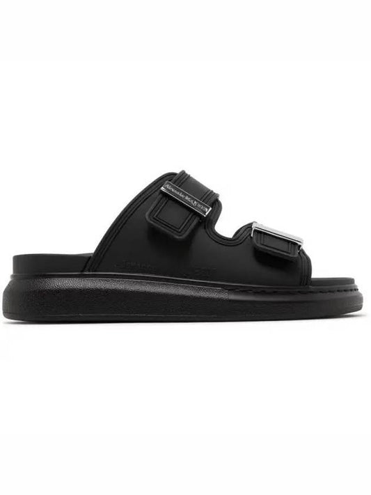 Hybrid Rubber Slippers Black - ALEXANDER MCQUEEN - BALAAN 2