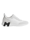 Bouncing Suede Low Top Sneakers White - HERMES - BALAAN 1