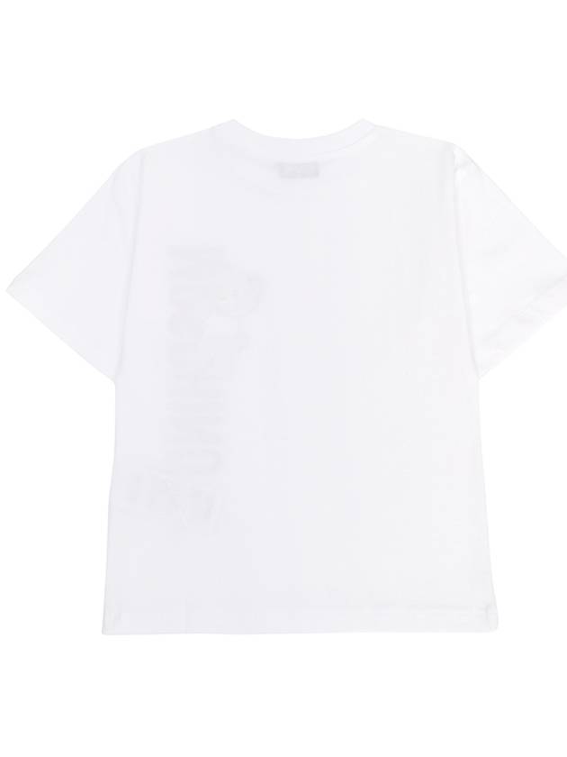 Kids short sleeve t shirt HVM03R LAA02 10101 Adults can wear - MOSCHINO - BALAAN 2