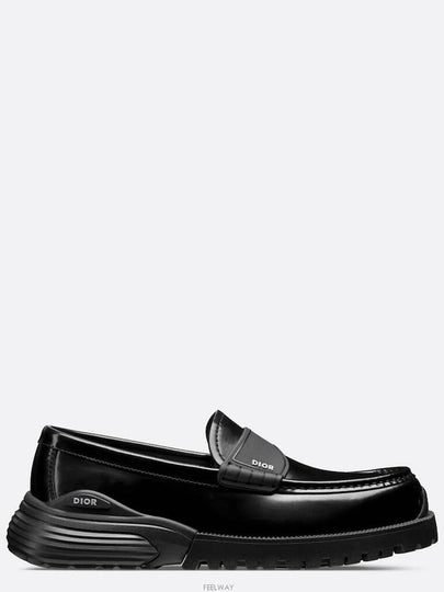 Dior Combat Loafers Black Glossy Calfskin - DIOR - BALAAN 2