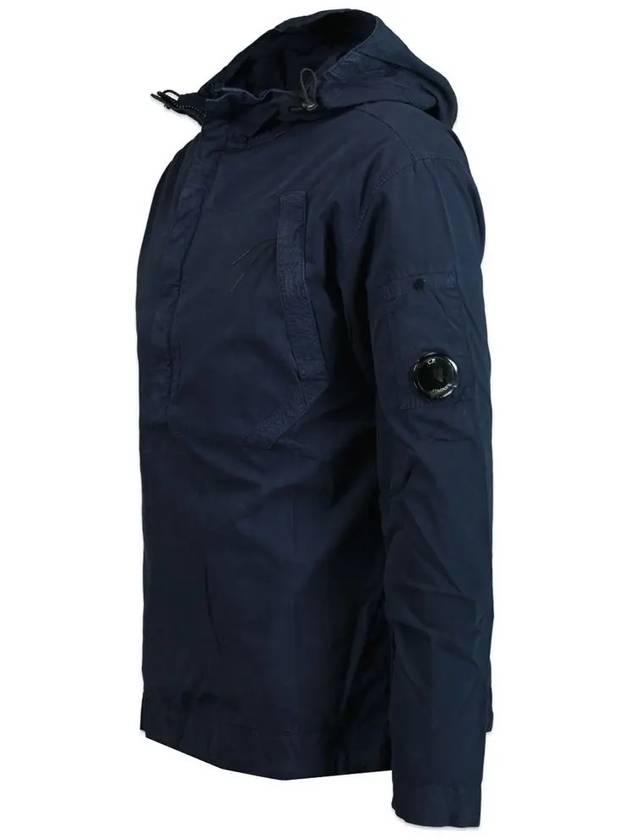 Lens Wappen Gabardine Anorak Navy - CP COMPANY - BALAAN 4