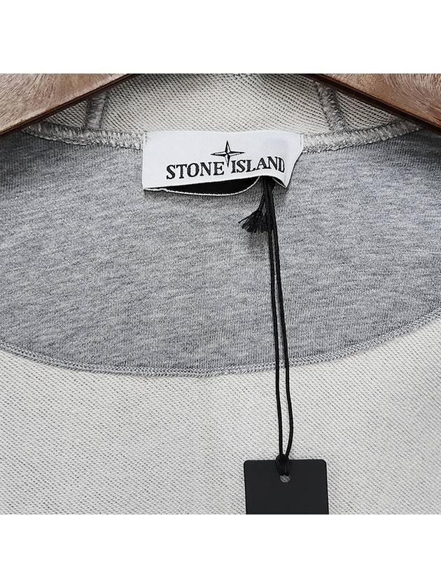 Compass Badge Zip Up Hoodie Grey - STONE ISLAND - BALAAN 10