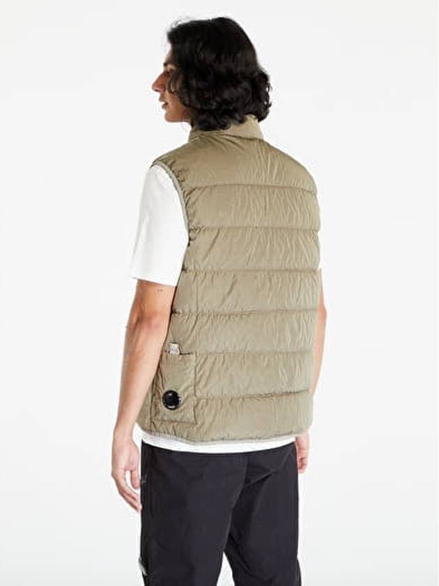 Eco-Chrome R Down Vest Green - CP COMPANY - BALAAN 3