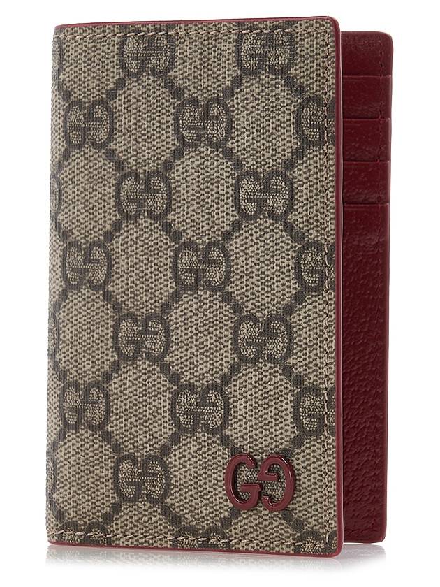 GG Detail Long Card Case Beige Ebony Supreme 768249FACQC9752 - GUCCI - BALAAN 2