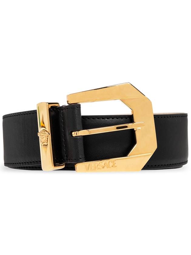 embossed logo gold-tone belt 10091301A06397 - VERSACE - BALAAN 2