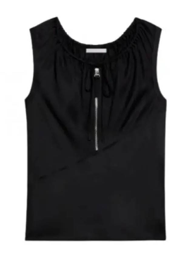 Drawstring Sleeveless Black - HELMUT LANG - BALAAN 2