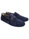 Gommino Suede Driving Shoes Blue - TOD'S - BALAAN 4