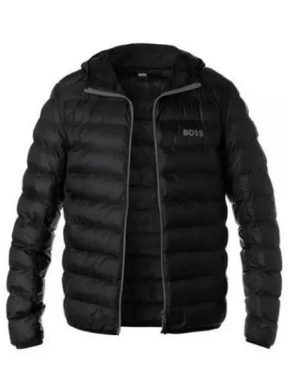 Logo Down Puffer Padding Jacket Black - HUGO BOSS - BALAAN 2