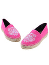 2ES180 F50 26 Jin pink espadrille embroidery sneakers - KENZO - BALAAN 4