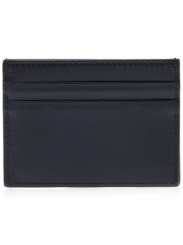 V Logo Leather Card Wallet Ivory - VALENTINO - BALAAN 4