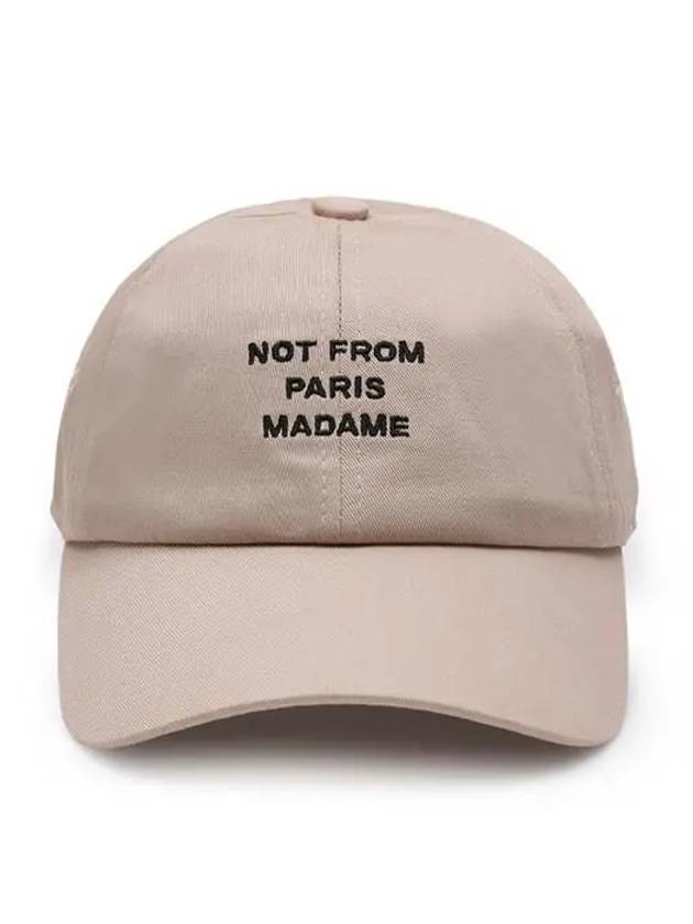 Drold Monsieur NFPM slogan embroidery ball cap PERM PCAP2 BG - DROLE DE MONSIEUR - BALAAN 1