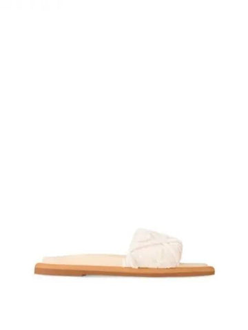 LV Bliss Flat Comfort Mule White Boutique 1ACZKL - LOUIS VUITTON - BALAAN 1