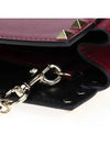 Rockstud Chain Clutch Shoulder Bag Red - VALENTINO - BALAAN 11