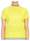 Golf Wear Women s Short Sleeve Knit MLW 3A AB04 YELLOW - MARK & LONA - BALAAN 2