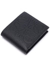 Anagram Embossed Half Wallet Black - LOEWE - BALAAN 6