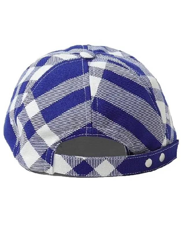 Check Ball Cap Blue - BURBERRY - BALAAN 4