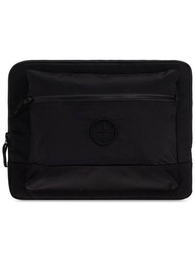 Stone Island Bag With Logo, Men's, Black - STONE ISLAND - BALAAN 1