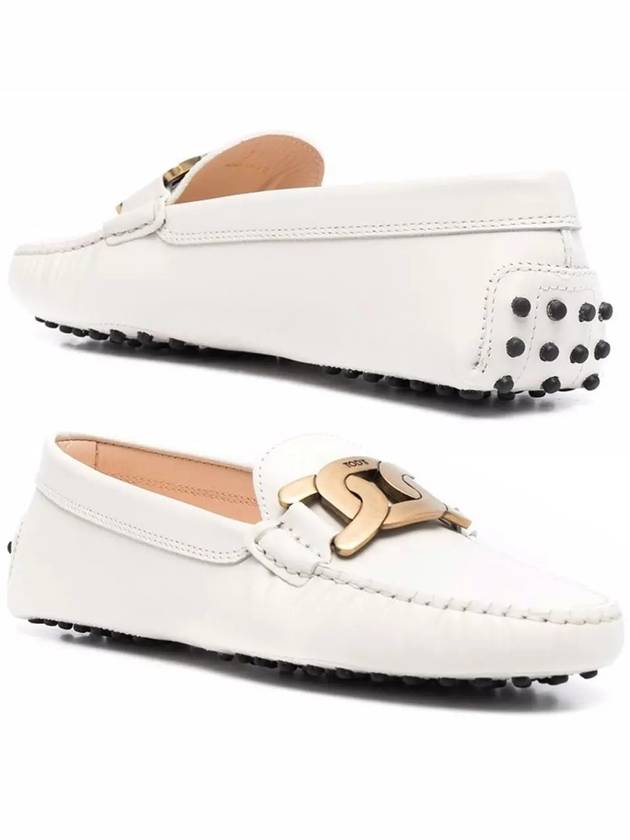 Women's Kate  Gommino Driving Shoes Off White - TOD'S - BALAAN 2