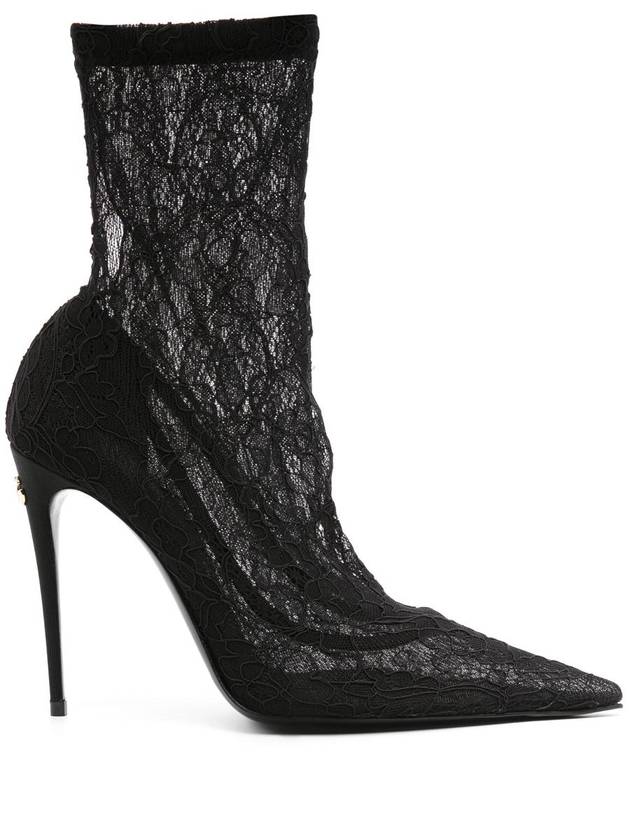 23 fw CORDONETTO Lace Ankle Boots Dolce GABBANA CT0959 AP739 8B956 B0230744622 - DOLCE&GABBANA - BALAAN 2