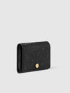 Monogram Embossed Leather Business Card Wallet Black - LOUIS VUITTON - BALAAN 4