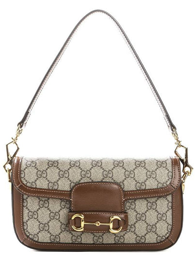 Women's Horsebit 1955 Shoulder Bag Beige - GUCCI - BALAAN 2