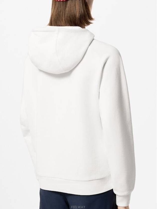 1AFVUO Signature Cotton Hoodie - LOUIS VUITTON - BALAAN 3