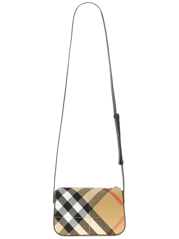 Snip Check Cross Bag Sand - BURBERRY - BALAAN 3