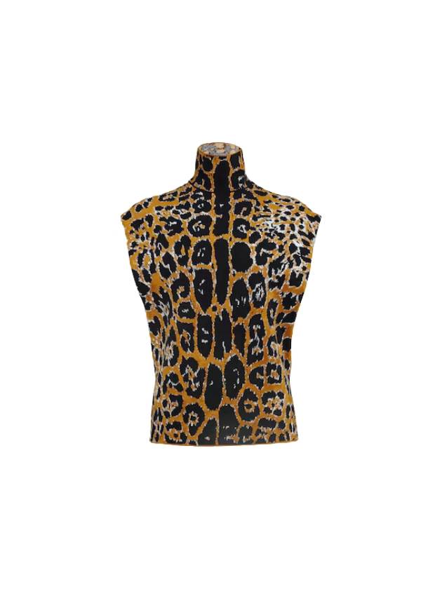 leopard print sleeveless - ALAIA - BALAAN 1