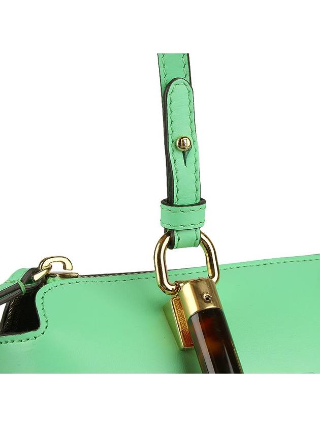 By The Way Small Leather Tote Bag Green - FENDI - BALAAN 9