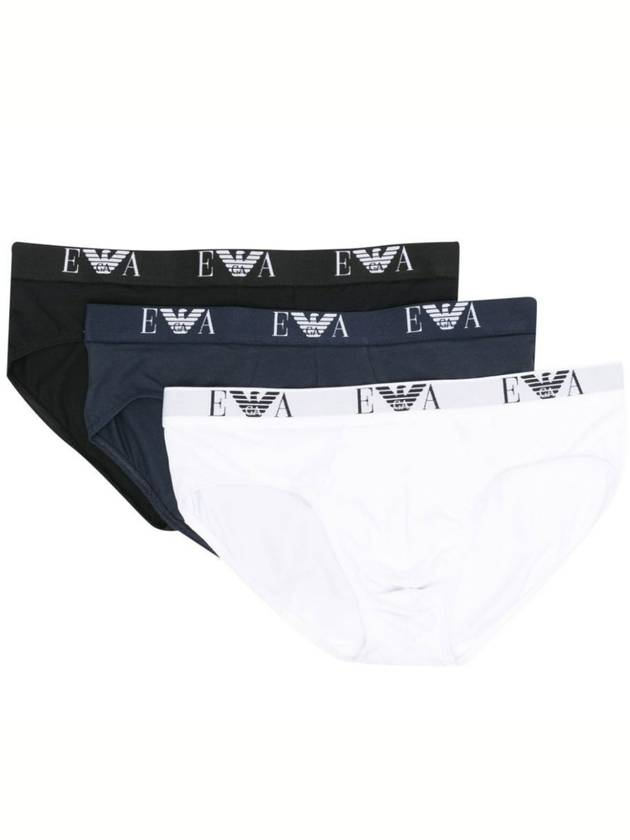 Cotton Briefs 3 Pack Black - EMPORIO ARMANI - BALAAN 2